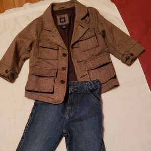 Boys blazer and jeans
